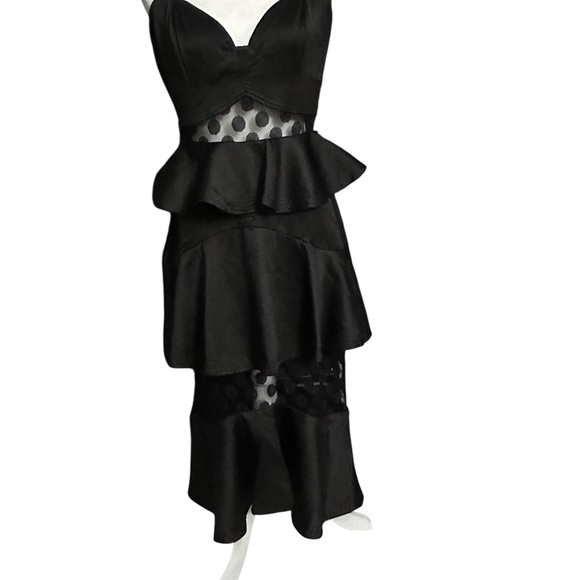 Elliatt Aleko Dress Black Size Large NEW WITH TAG - Picture 3 of 11